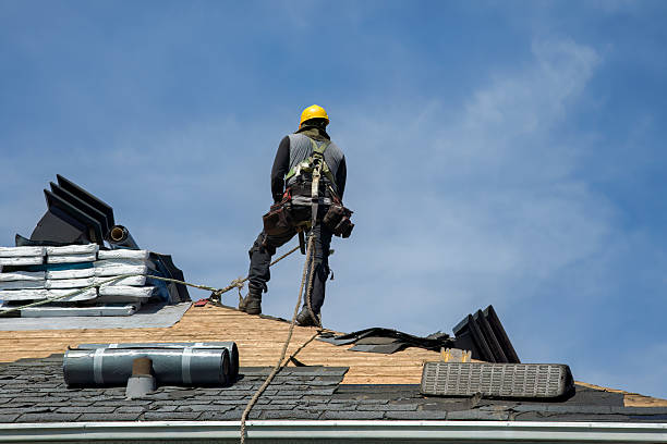 Professional Flat Roof Repair technician working in Long Lake, MN